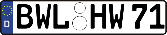 BWL-HW71