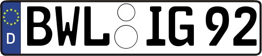 BWL-IG92