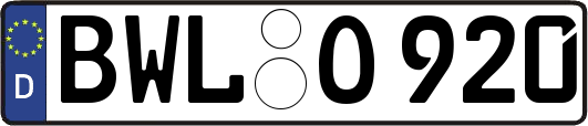 BWL-O920