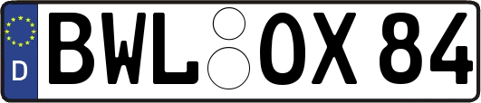 BWL-OX84