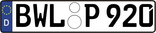 BWL-P920