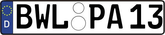 BWL-PA13