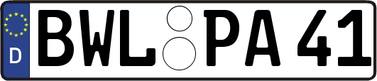 BWL-PA41