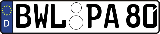 BWL-PA80