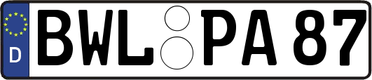 BWL-PA87