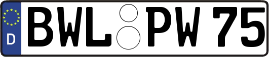 BWL-PW75