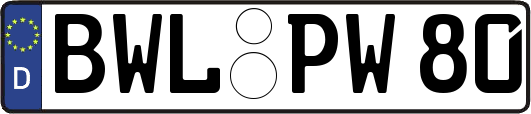 BWL-PW80