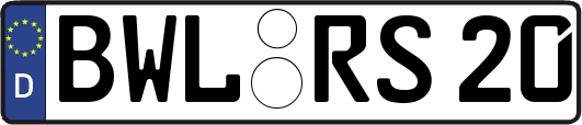 BWL-RS20
