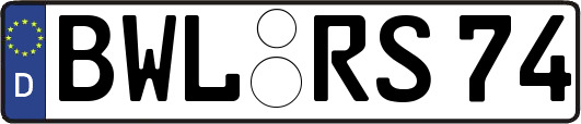 BWL-RS74
