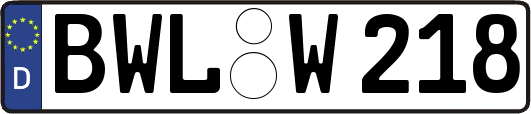 BWL-W218