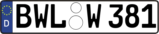 BWL-W381
