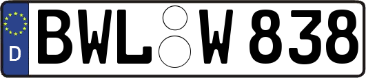 BWL-W838