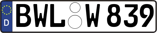 BWL-W839
