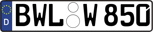 BWL-W850