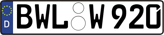 BWL-W920
