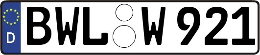 BWL-W921