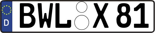BWL-X81