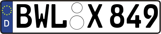 BWL-X849