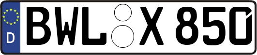 BWL-X850