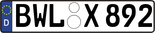 BWL-X892