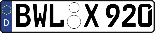 BWL-X920