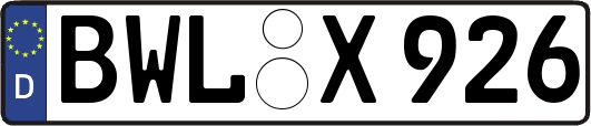BWL-X926