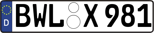BWL-X981