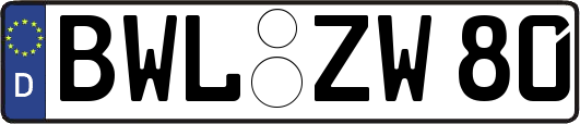 BWL-ZW80