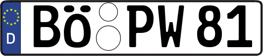 BÖ-PW81