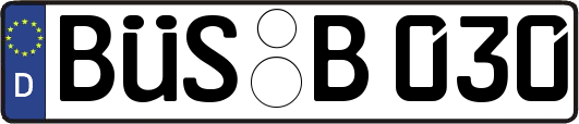 BÜS-B030