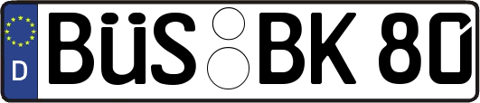 BÜS-BK80