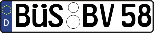 BÜS-BV58