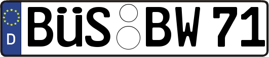 BÜS-BW71