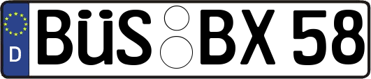 BÜS-BX58