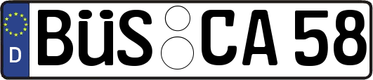 BÜS-CA58