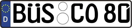 BÜS-CO80