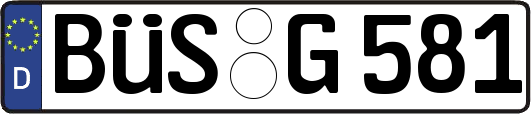 BÜS-G581
