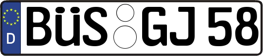 BÜS-GJ58