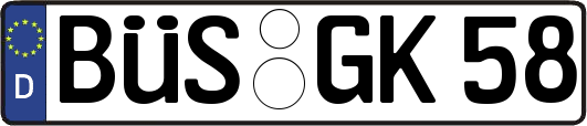 BÜS-GK58