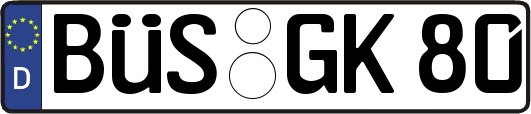 BÜS-GK80