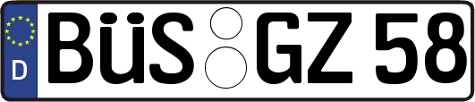 BÜS-GZ58