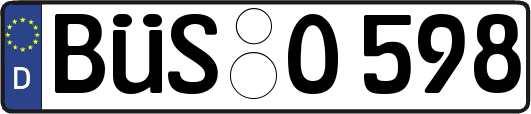 BÜS-O598