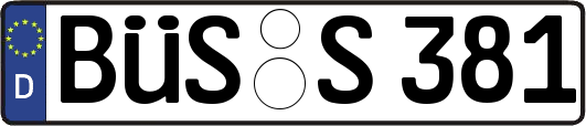 BÜS-S381