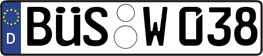 BÜS-W038