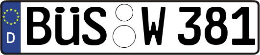 BÜS-W381