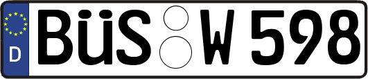 BÜS-W598