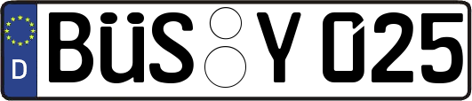 BÜS-Y025