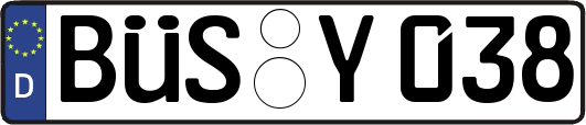 BÜS-Y038