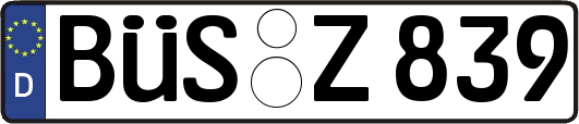 BÜS-Z839