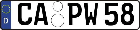 CA-PW58